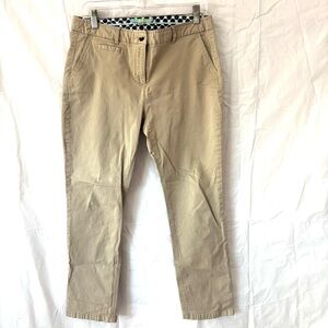 Boden TAN Classic Chino Pants SZ 8 R NWOT
